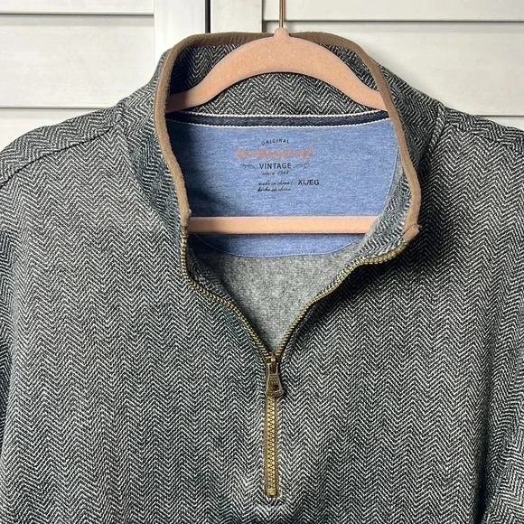 Weatherproof Vintage Pullover Fleece Lined Quarter Zip Size XL - Picture 4 of 12